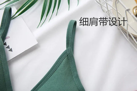 Women Sexy Crop Tops Tube Top Bra Female Streetwear Sleeveless Camis Seamless Sport Lingerie Tee Crop Top Bandeau Top Tanks - Zen Fit Plus