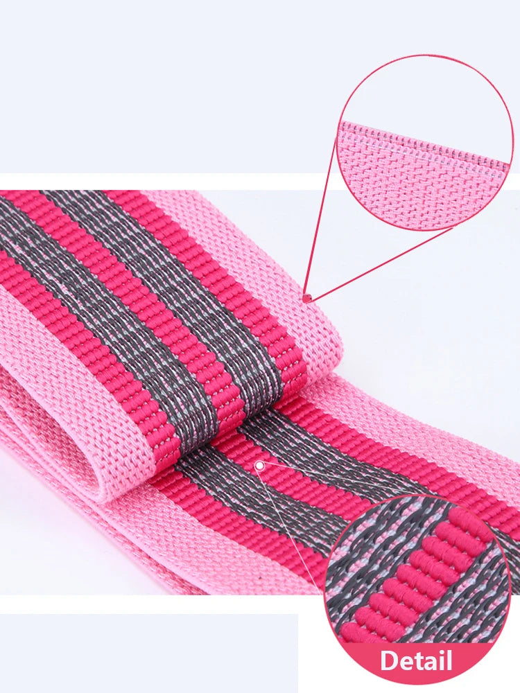 Fitness Resistance Band Buttocks Expansion Fitness Cloth Rubber Band Elastic Expander Suitable For Home Exercise Sport Equipment Zen fit plus