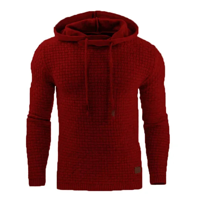 Warm Men's Solid Color Casual Hoodie Oversize Sweatshirt Sweatshirt With Zipper Paired Hoodies and Hoodies Women Man Sweatshirts - Zen Fit Plus