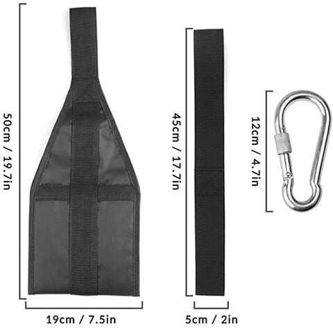 Hanging Ab Straps Abdominal Muscle Building Arm Support Workout Pull Up Bar Attachment Fitness Exercise Gym Equipment Men Women Zen fit plus