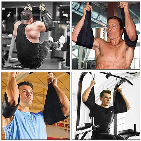 Hanging Ab Straps Abdominal Muscle Building Arm Support Workout Pull Up Bar Attachment Fitness Exercise Gym Equipment Men Women Zen fit plus