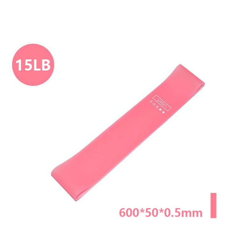 Portable Fitness Workout Equipment Rubber Resistance Bands Yoga Gym Elastic Gum Strength Pilates Crossfit Women Weight Sports Zen fit plus