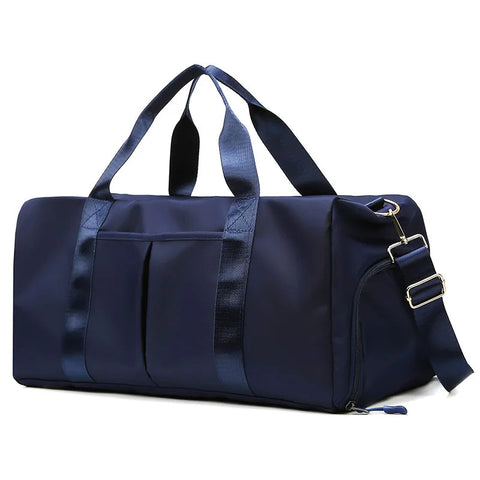 Gym Bag Men Women Training Fitness Swim Travel Luggage Handbag Yoga Shoulder Pack Shoes Storage Waterproof Dry Wet Separation Zen fit plus