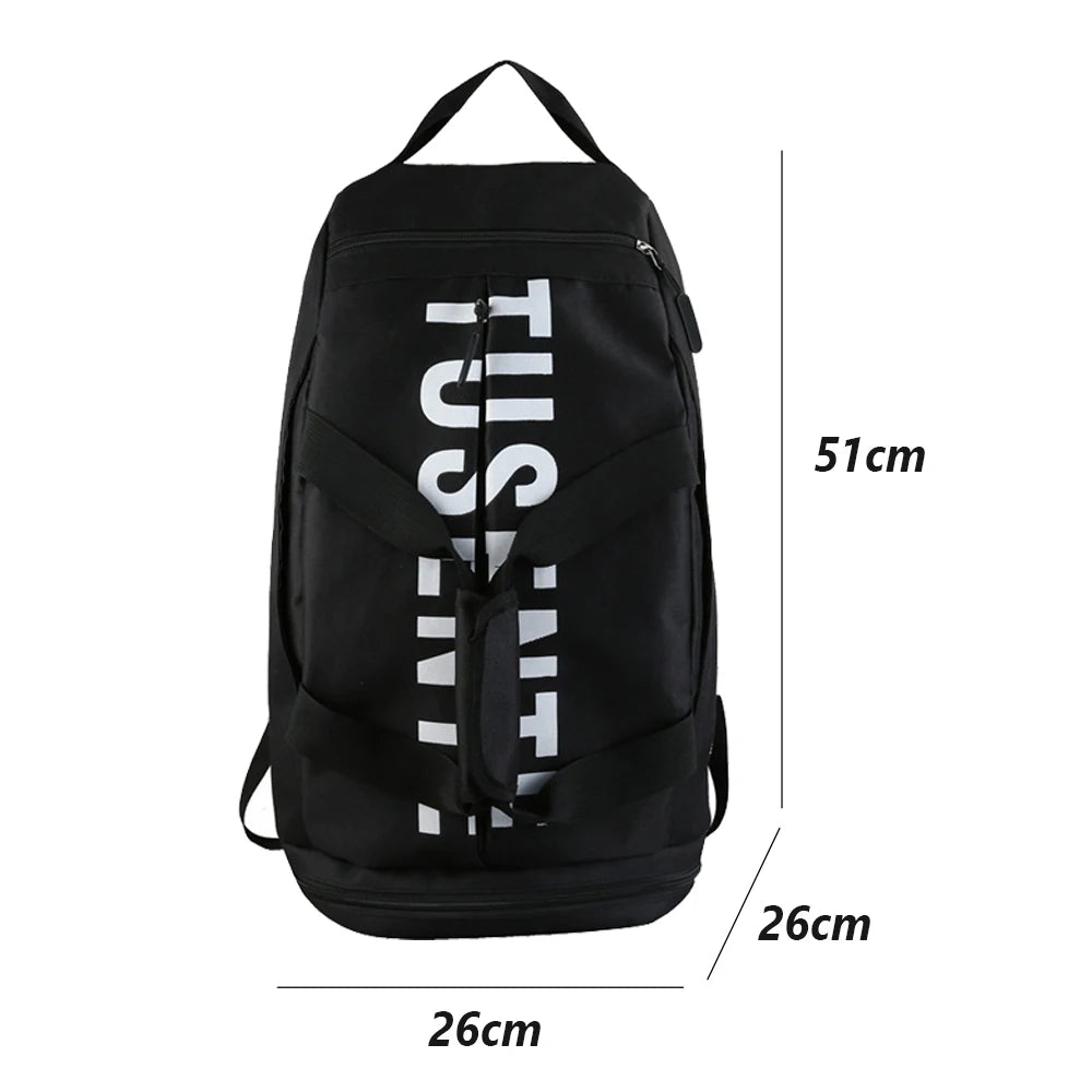 Large Capacity Sport Gym Bag Women Fitness Backpack Waterproof Multi-Functional Shoes Warehouse Travel Pack Sports Shoulder Bags Zen fit plus