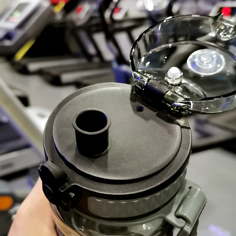 UZSPACE Sport Water Bottles BPA Free Portable Gym Anti-fall Leak-proof Large Capacity Fitness Kettle Tritan Plastic Drink Bottle Zen fit plus