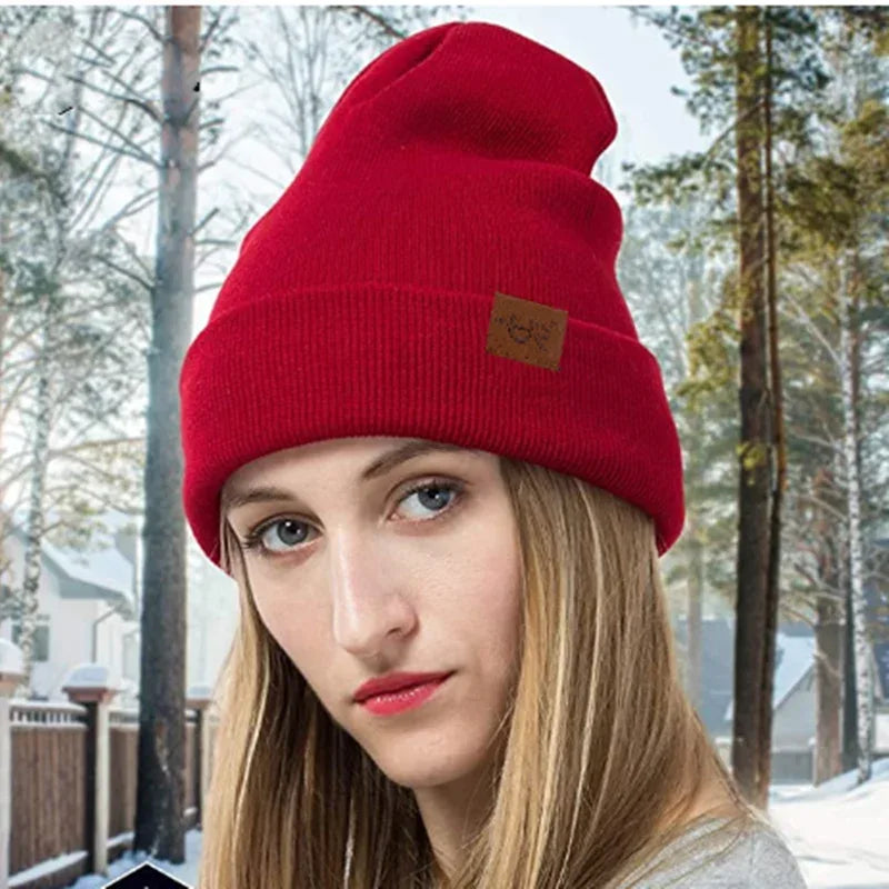 Unisex Beanie Hat URGENTMAN Casual Beanie For Men & Women Warm Soft Knitted Hat Stylish Plain Daily Winter Hat - Zen Fit Plus