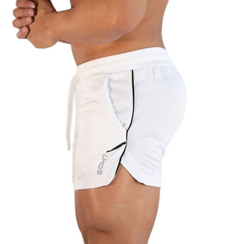 GITF Mens Gym Training Shorts Men Sports Casual Clothing Fitness Workout Running Grid quick-drying compression Shorts Athletics Zen fit plus