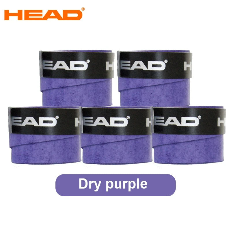 5Pcs HEAD Tennis Overgrip PU HEAD Tennis Racket Overgrip Absorption Grip Badminton Racket Handle Grip Tennis Grip Padel Tape Zen Fit Plus
