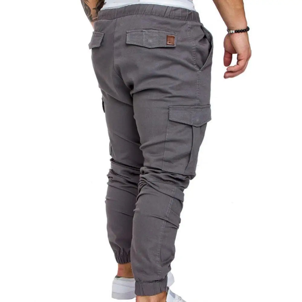 50%HOT2022 New Men's Casual Jogging Pants Solid Color Pocket Pants Sports Pants Men's Trousers Street Hip Halen Jogging Pants Zen fit plus