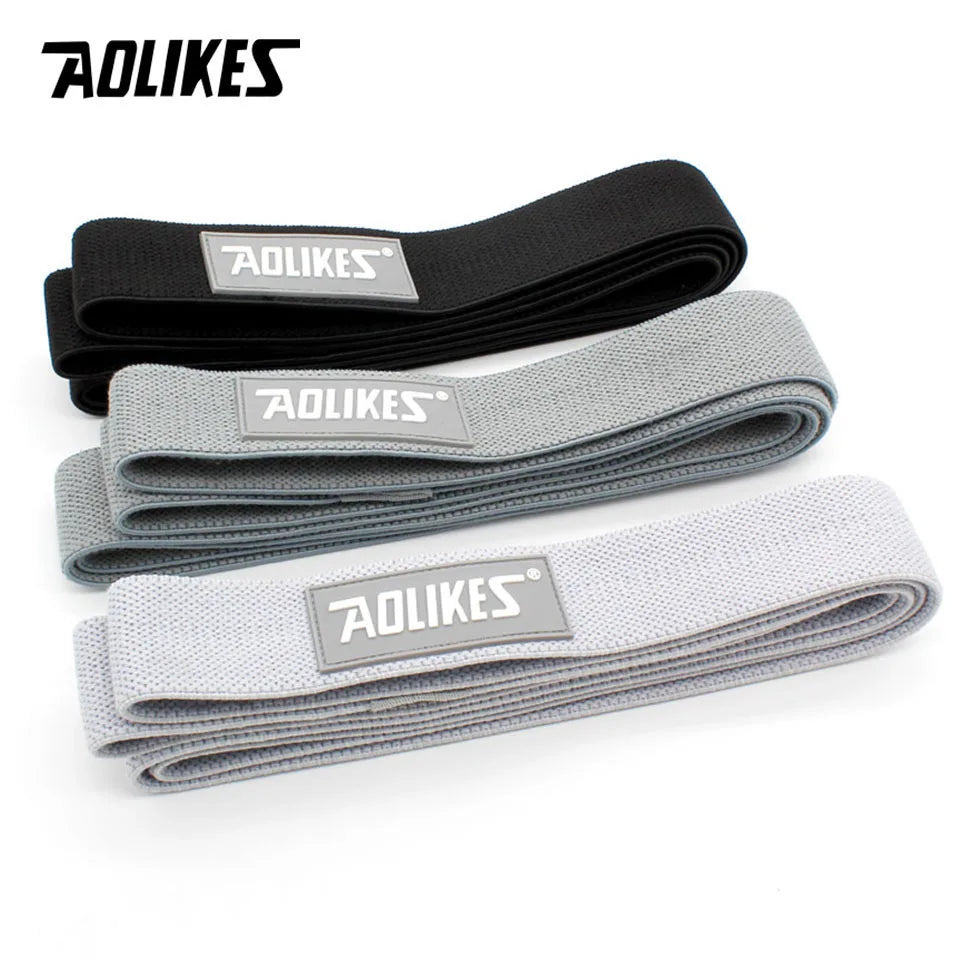 AOLIKES New Fitness Long Resistance Bands Workout Fabric Set Exercise Elastic Booty Bands For Pull Up Woman Assist Leg Zen fit plus