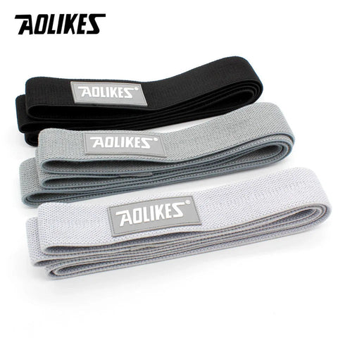 AOLIKES New Fitness Long Resistance Bands Workout Fabric Set Exercise Elastic Booty Bands For Pull Up Woman Assist Leg Zen fit plus