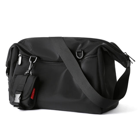 MOYYI Men Messenger Bags Casual Waterproof Crossbody Bag Hold 14 inch Laptop Shoulder Bag Unisex Travel Gym Bag Zen fit plus