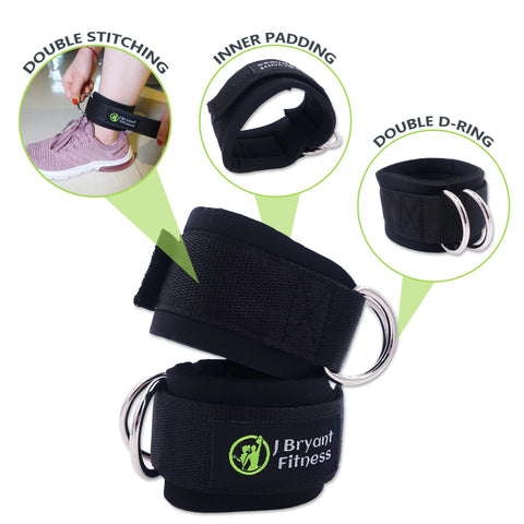 Barbell Pad Set with Carry Bag Weightlifting Wrist Wrap and Gym Ankle Straps for Lunges Hip Thrusts Powerlifting Deadlift Zen fit plus