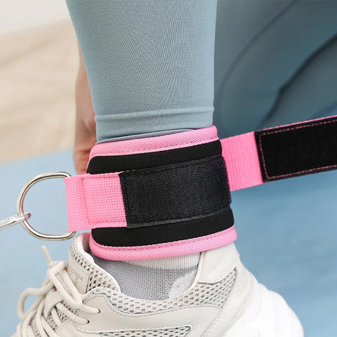 Fitness Ankle Straps Adjustable D-Ring Foot Support Cuffs Gym Leg Strength Workouts Pulley With Buckle Sports Feet Guard Zen fit plus