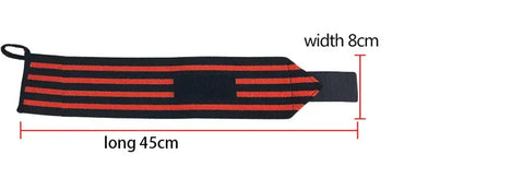 Weight Lifting Elastic Wristband Breathable Wrist Wraps Bandage for Gym Fitness Weightlifting Powerlifting Wrist Brace Support - Zen Fit Plus