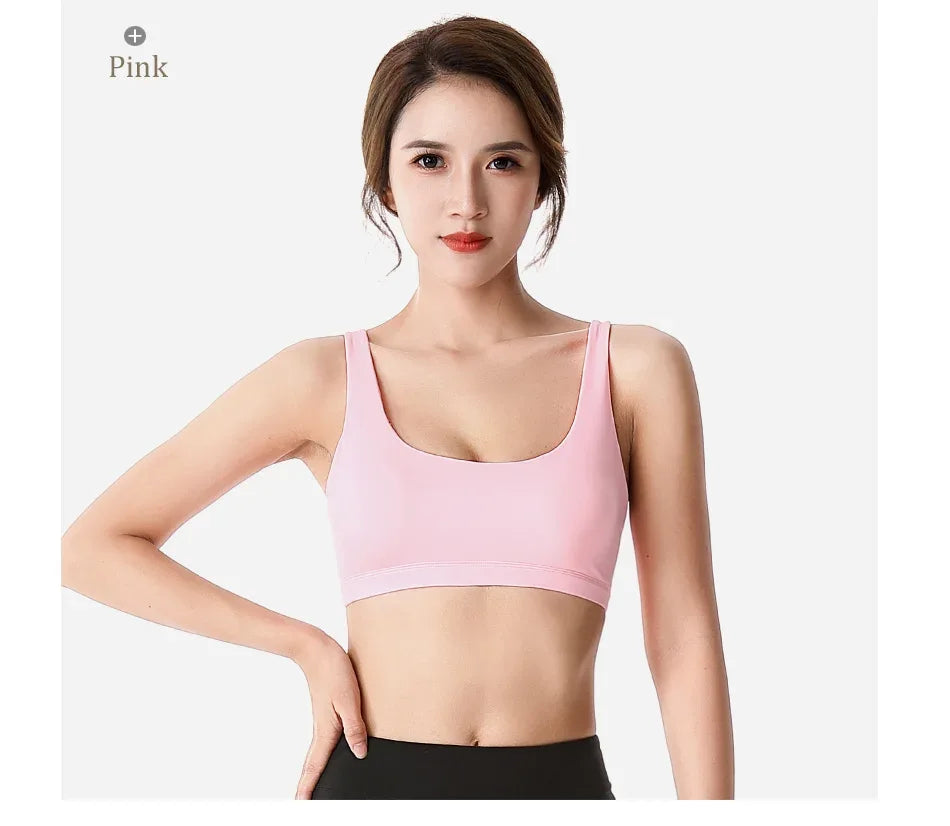 Fitness Sports Bra for Women Push Up Wirefree Padded Crisscross Strappy Running Gym Training Workout Yoga Underwear Crop Tops - Zen Fit Plus