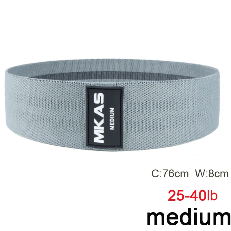 Long Booty Band Hip Circle Loop Resistance Band Workout Exercise for Legs Thigh Glute Butt Squat Non-slip Design Zen fit plus