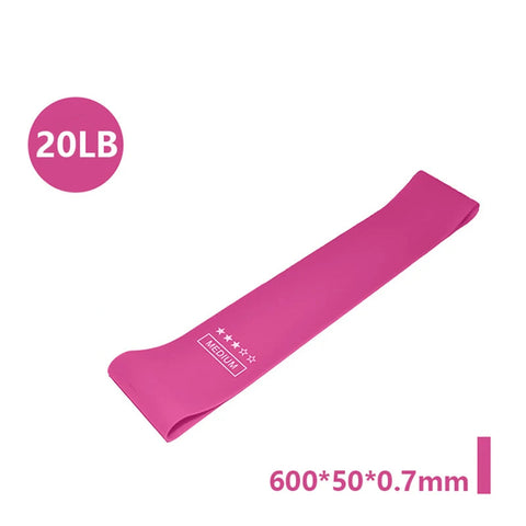 Portable Fitness Workout Equipment Rubber Resistance Bands Yoga Gym Elastic Gum Strength Pilates Crossfit Women Weight Sports Zen fit plus