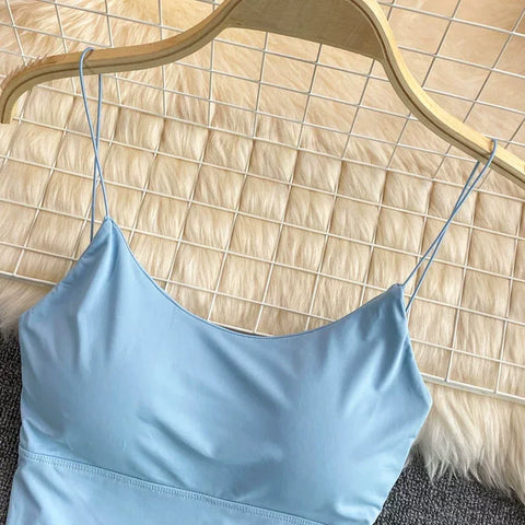 Women Crop Tops Sexy Solid Color Camisole Ice Silk Tube Top Seamless Sports Tank Top Wireless Underwear Padded Bra Bralette Vest - Zen Fit Plus