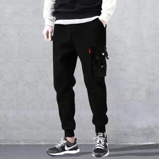 Classic Design Multi Flap Pockets Cargo Pants,Men's Loose Fit Drawstring Harem Cargo Jogger Pants oversized pants men and women Zen fit plus