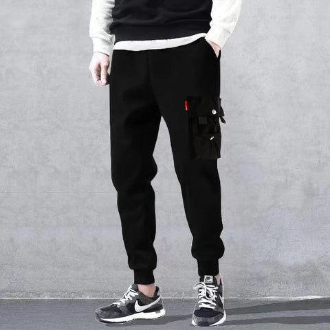 Classic Design Multi Flap Pockets Cargo Pants,Men's Loose Fit Drawstring Harem Cargo Jogger Pants oversized pants men and women Zen fit plus
