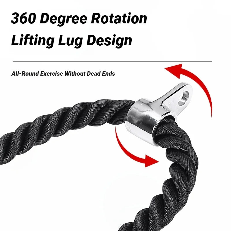 Biceps Training Gantry Frame Equipment Double Head Pull Rope Gym Accessories Triceps Lower Press Handle Tricep Laterals Muscle Zen fit plus