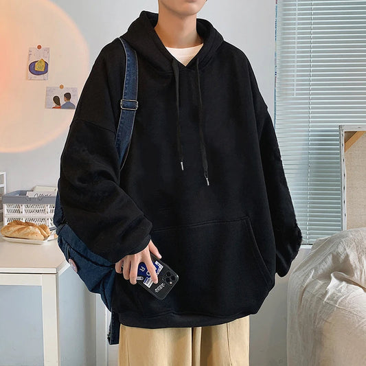 Men's and Women's Solid Color Pocket Hoodies Sports Fitness Sweatshirts Fashionable Casual Pullovers Multi Color Zen fit plus