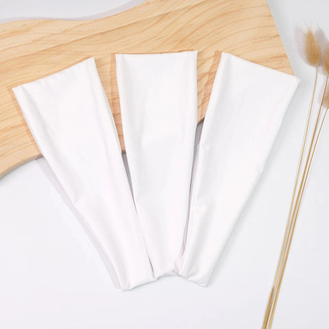 3PCS Sweatband for Men Women Elastic Sport Hairbands Head Band Yoga Headbands Headwear Headwrap Sports Workout Hair Accessories Zen Fit Plus