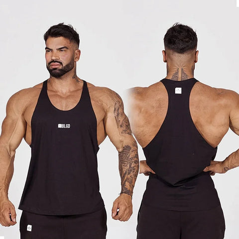 New Mens cotton tank tops gym fitness muscle sleeveless shirt Male printing Undershirt basketball bodybuilding sports vest men Zen fit plus