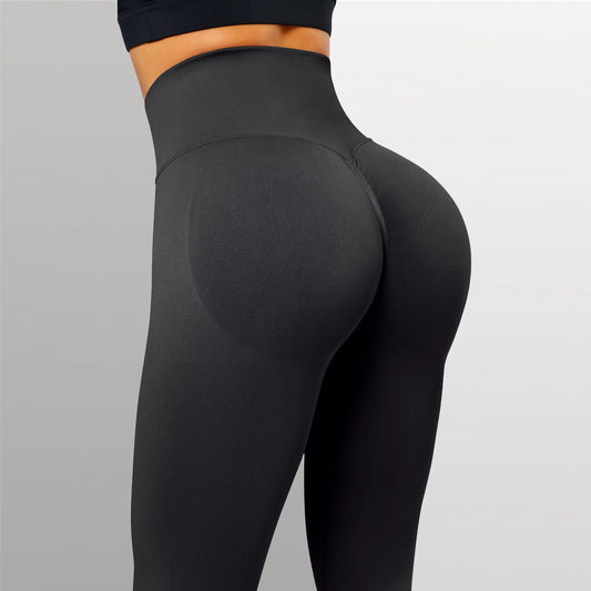 2023 Seamless Knitted Fitness GYM Pants Women's High Waist and Hips Tight Peach Buttocks High Waist Nude Yoga Pants Zen fit plus