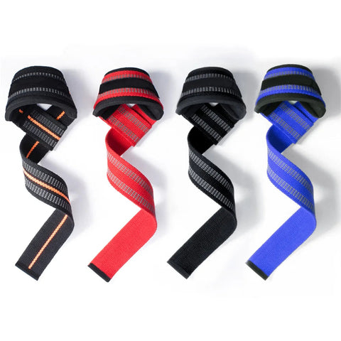 1Pair Non-slip Strap Gym Dumbbell Workout Weights Lifting Straps Crossfit Fitness Equipment Wrist Wrap Lift Exercise Training Zen fit plus