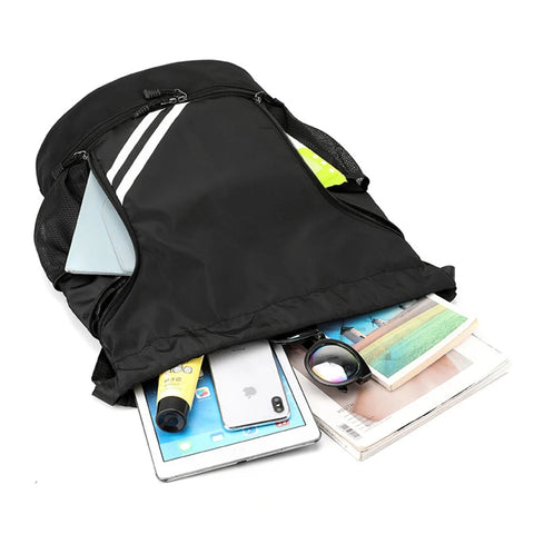 Fitness Gym Bag Backpack Women Men Basketball Backpack Outdoor Soccer Football Storage Bags Training Drawstring Sports Knapsack Zen fit plus