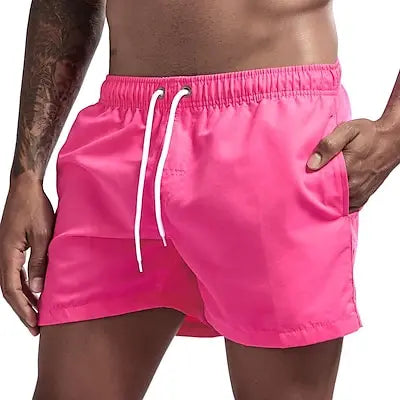 Men's Swim Shorts Swim Trunks Quick Dry Board Shorts Bathing Suit Breathable Drawstring With Pockets for Surfing Beach Summer Zen fit plus