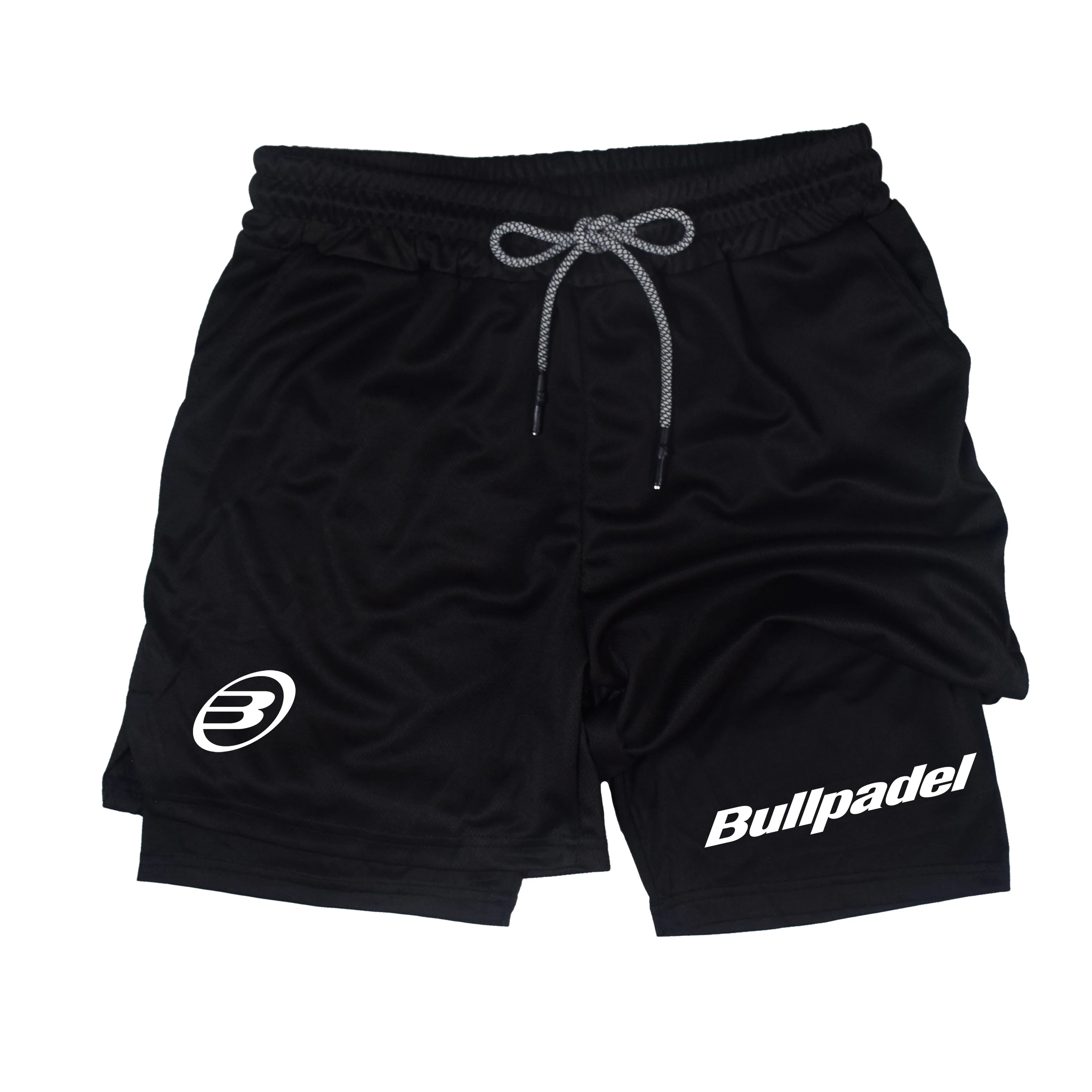 New Men's Sport Shorts Summer Male Breathable Tennis Bullpadel Shorts Quick-Drying Badminton Trousers Outdoor Running Sportwear Zen fit plus