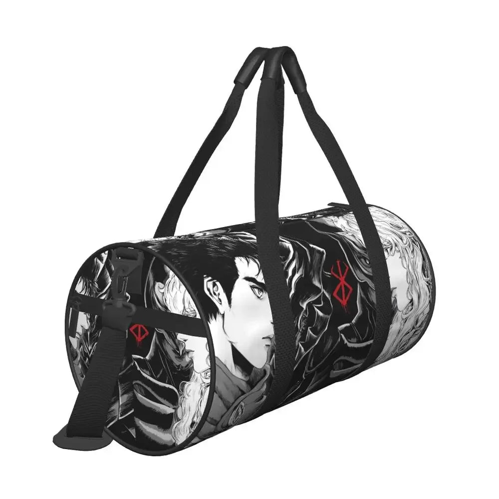Japanese Anime Bereserk Printed Sports Bags Fashion Cool Training Gym Bag Large Cute Handbags Couple Design Outdoor Fitness Bag - Zen Fit Plus