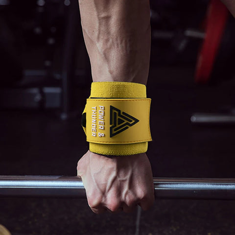 1 Pair Premium Wrist Support Fitness Wristbands Protect Your Wrist During GYM Workouts Ideal for Intense Bench Press Deadlift Zen fit plus