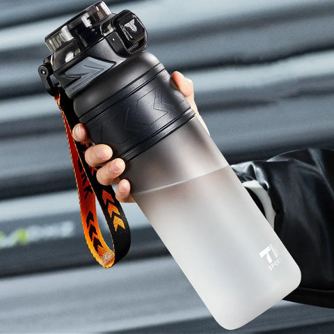 1000ml/600ml High Quality Tritan Material Water Bottle With Straw Portable Durable Gym Fitness Outdoor Sport Drinking Bottled Zen fit plus