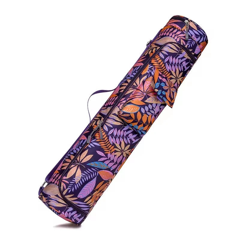 Printed Yoga Bag Exercise Mat Bag Yoga Pilates Mat Backpack Fitness Dance Gym Mat Cover Exercise Backpack Zen fit plus