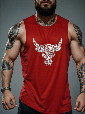 Summer New Trend Men's Pull-Over Crew Neck Vest Mesh Fitness Breathable Vest Blazer Men's Quick Drying Sweat Absorption T-Shirt Zen fit plus