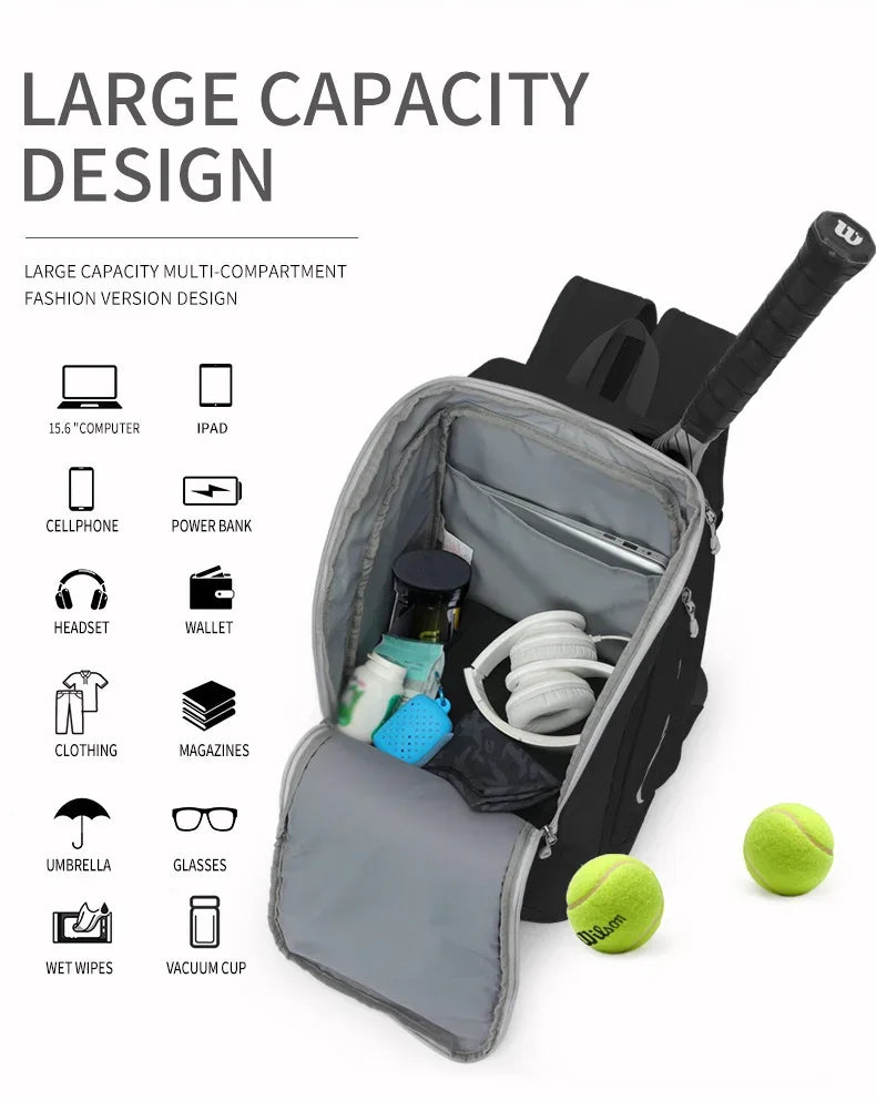 Gym Bag Waterproof Fitness Bag Sport Men Women Bag Outdoor Fitness Portable Ultralight Yoga Gym Sports Backpack Racket Bag - Zen Fit Plus