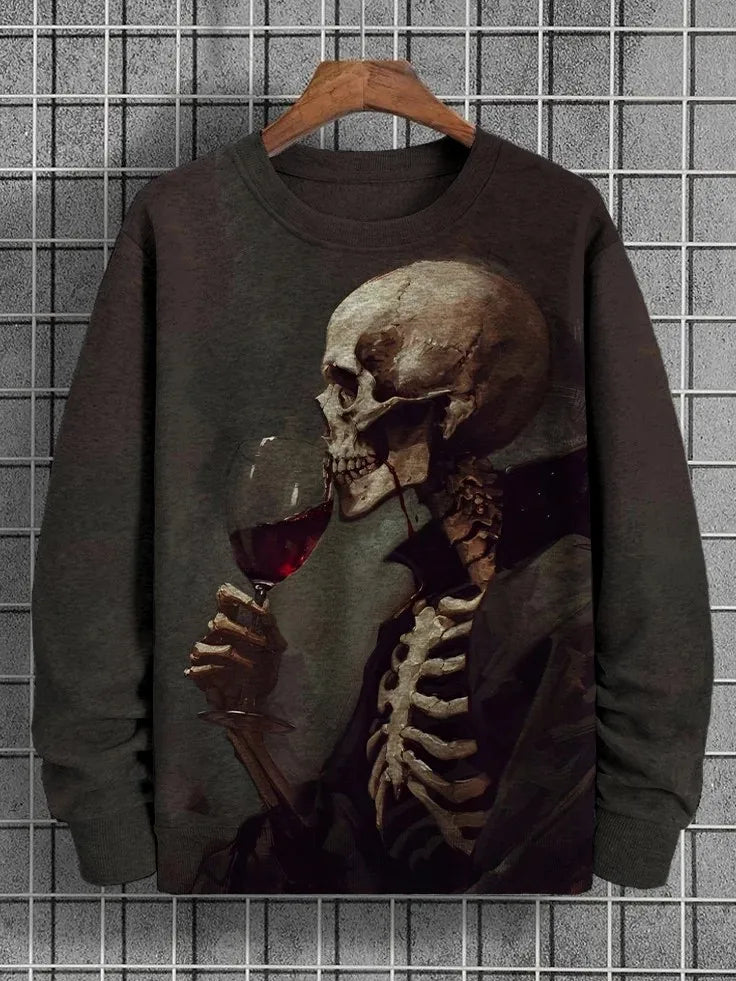 2025 Men's Animal Sweatshirts Long Sleeve Sweatshirt Crew Neck Fashion 3D Printed Japanese Art Prints Casual Sweatshirts Zen Fit Plus