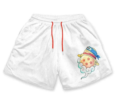 Anime Casual Shorts Men Women Manga Cartoon Sports Gym Shorts Fitness 3D Print Quick Dry Mesh Board Shorts Summer Male Zen fit plus