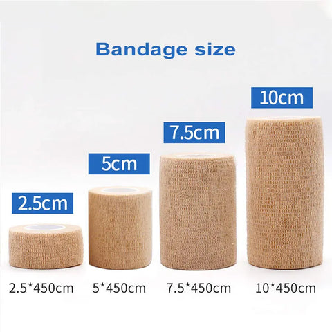 Self Adhesive Elastic Bandage Sports Tattoo Breathable Cohesive Waterproof Tape Wrap Elastoplast for Injury Finger Wrist Ankle Zen fit plus