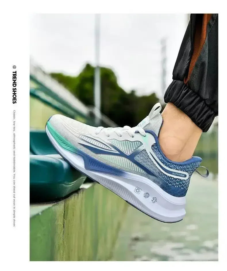 Running & Walking Men's Shoes - Lace-up, Lightweight, Comfortable & Breathable Tennis Sneakers - Zen Fit Plus