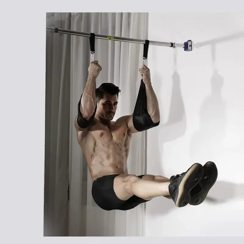 Fitness AB Sling Straps Suspension Rip-Resistant Heavy Duty Pair for Pull Up Bar Hanging Leg Raiser Home Gym Fitness Equipment Zen Fit Plus