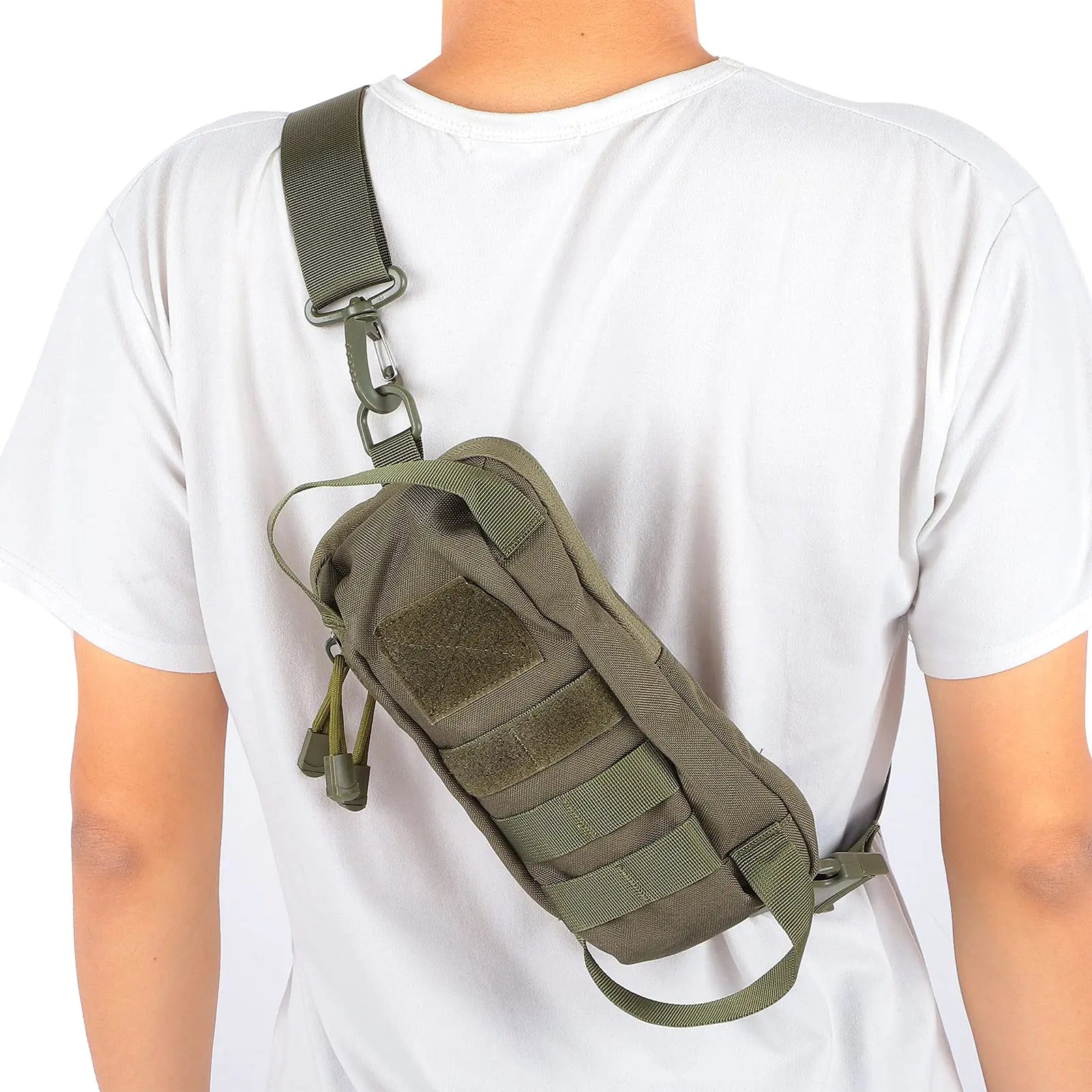 Tactical Chest Bag for Men Military Waterproof Shoulder Sling Pack for Outdoor Hiking Camping Hunting Trekking Travelling Zen fit plus