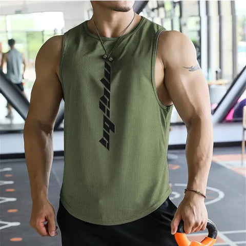 2025 NEW Fitness Sports Tank Tops Men Gyms Workout Sleeveles Shirt Male Summer Loose Undershirt basketball Running men Ves Zen fit plus