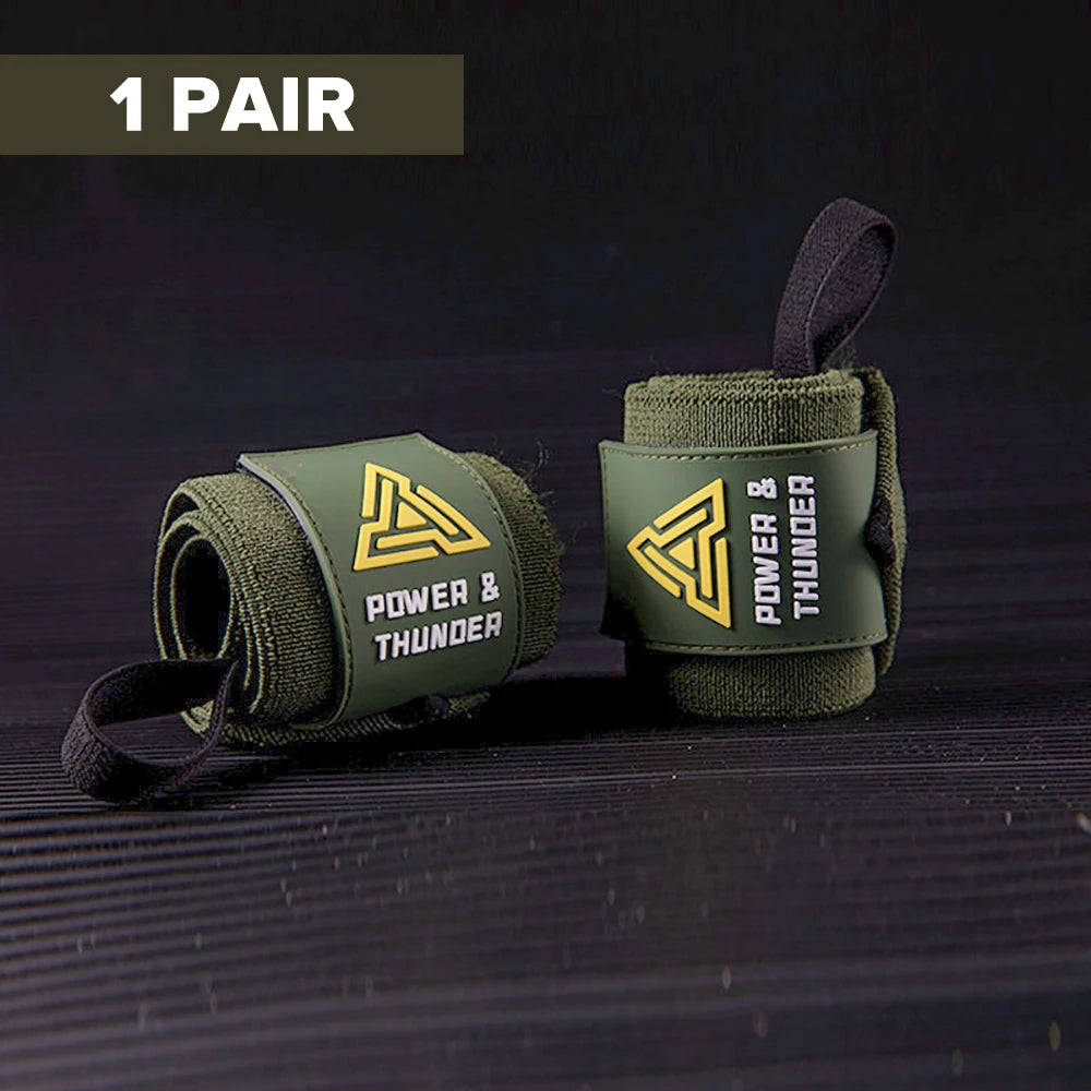 1 Pair Premium Wrist Support Fitness Wristbands Protect Your Wrist During GYM Workouts Ideal for Intense Bench Press Deadlift Zen fit plus