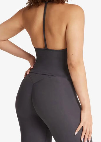 Women sexy halter halter fitness wear Yoga vest with chest pad Sports bra Sports shorts Yoga fitness clothing - Zen Fit Plus