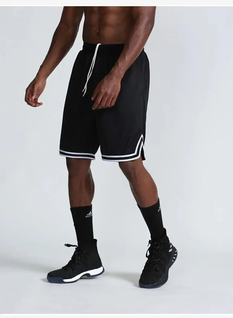 Summer Sports Shorts Men's Casual Five-point Pants Trend Loose Basketball Outer Wear Big Pants Pants Mesh Thin Section - Zen Fit Plus